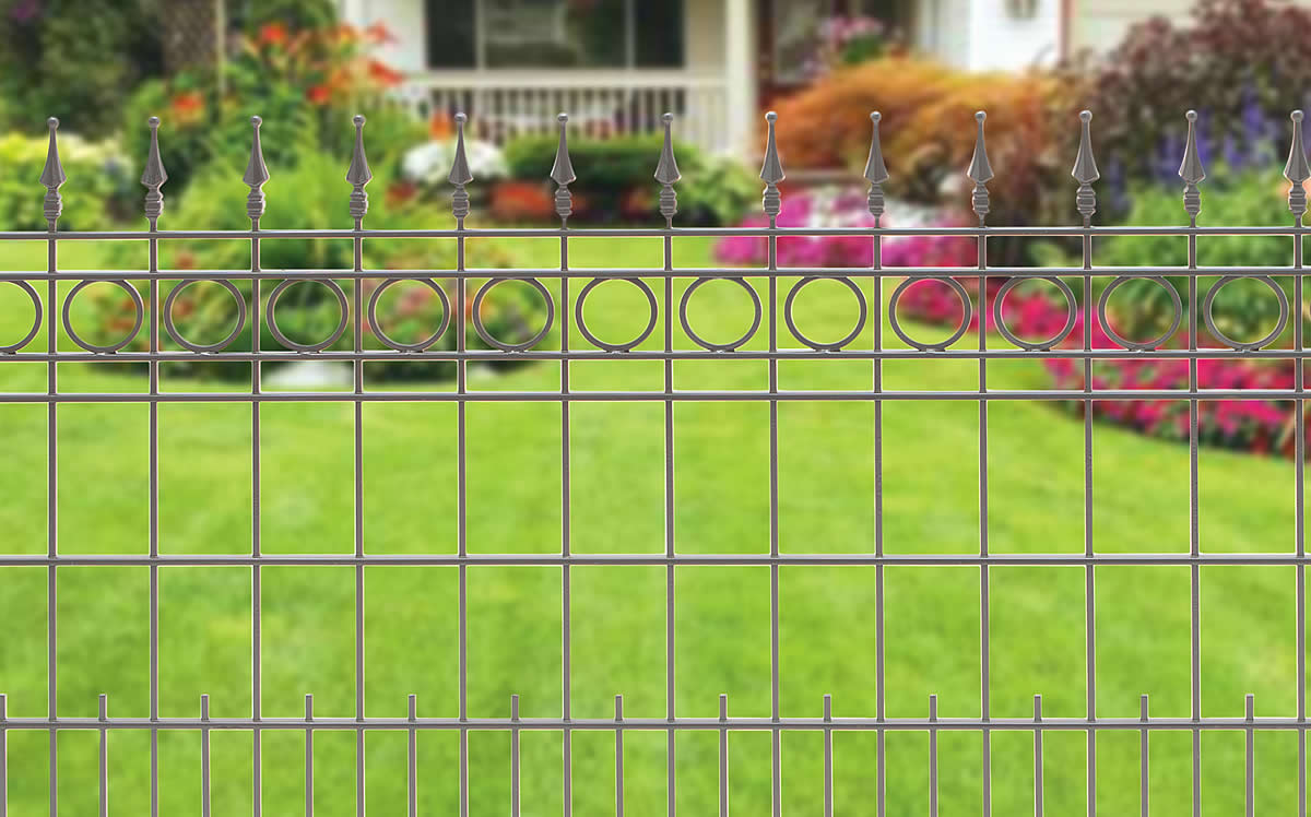 Exklusivzaun Zaun mit Spitze Richter Zäune + Carports