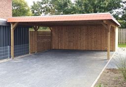 Doppelcarport mit Gerätekammer, KDI