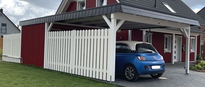 Doppelcarportanlage