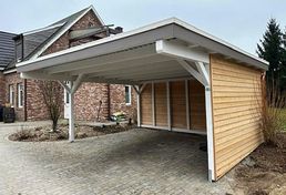 Doppelcarportanlage